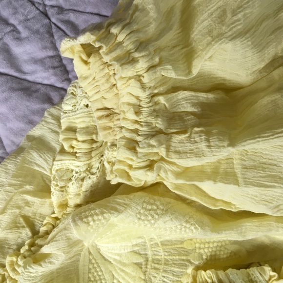 🔴 SOLD  🌼 New Lemon Gala Cotton Top Size M - Picture 5 of 5